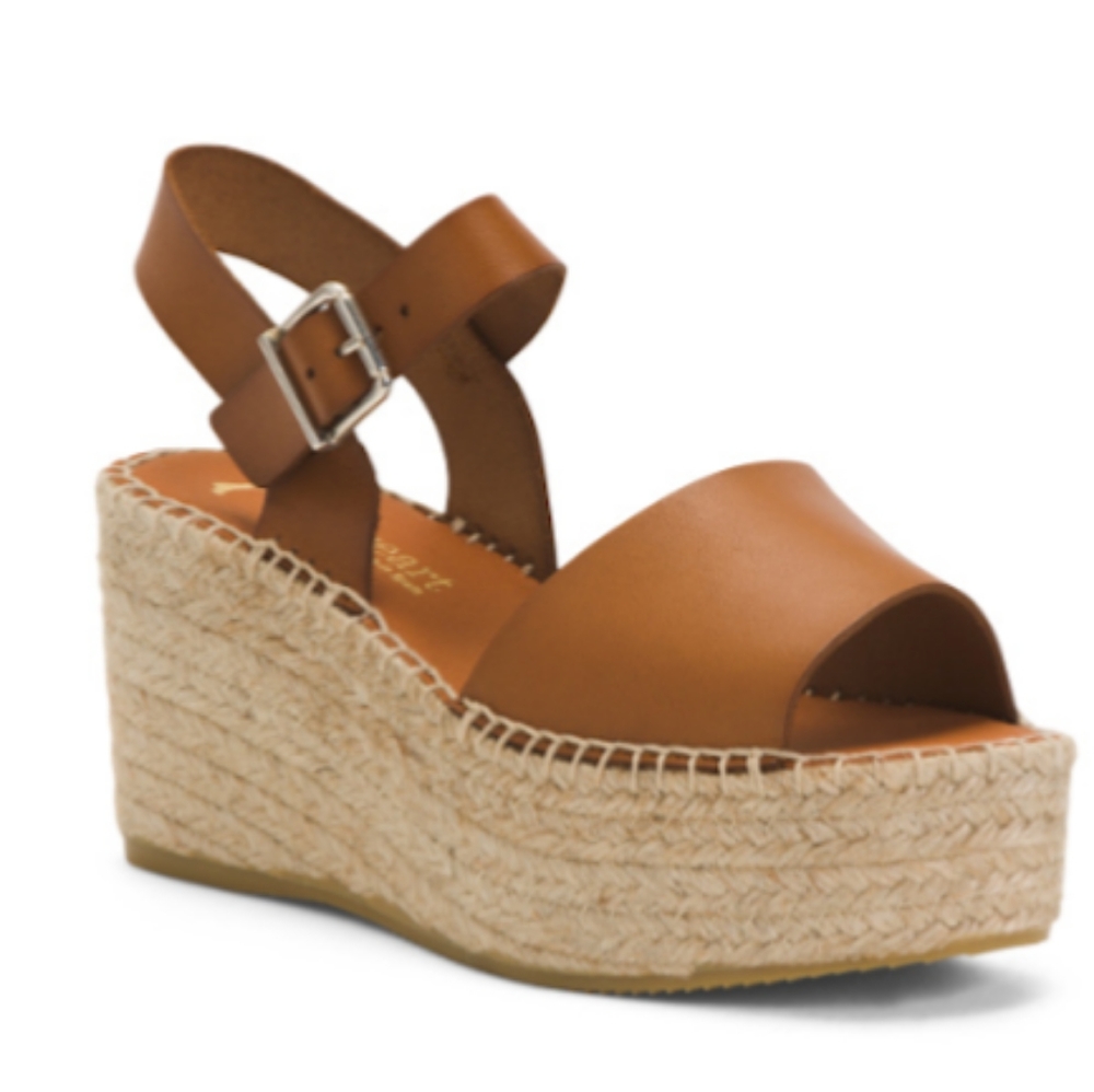 Suede Espadrilles Platforms.